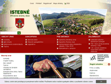 Tablet Screenshot of istebne.sk